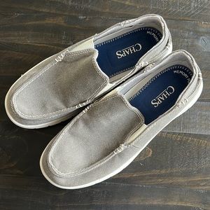 Chaps canvas slip on shoes, size 10.5, medium.